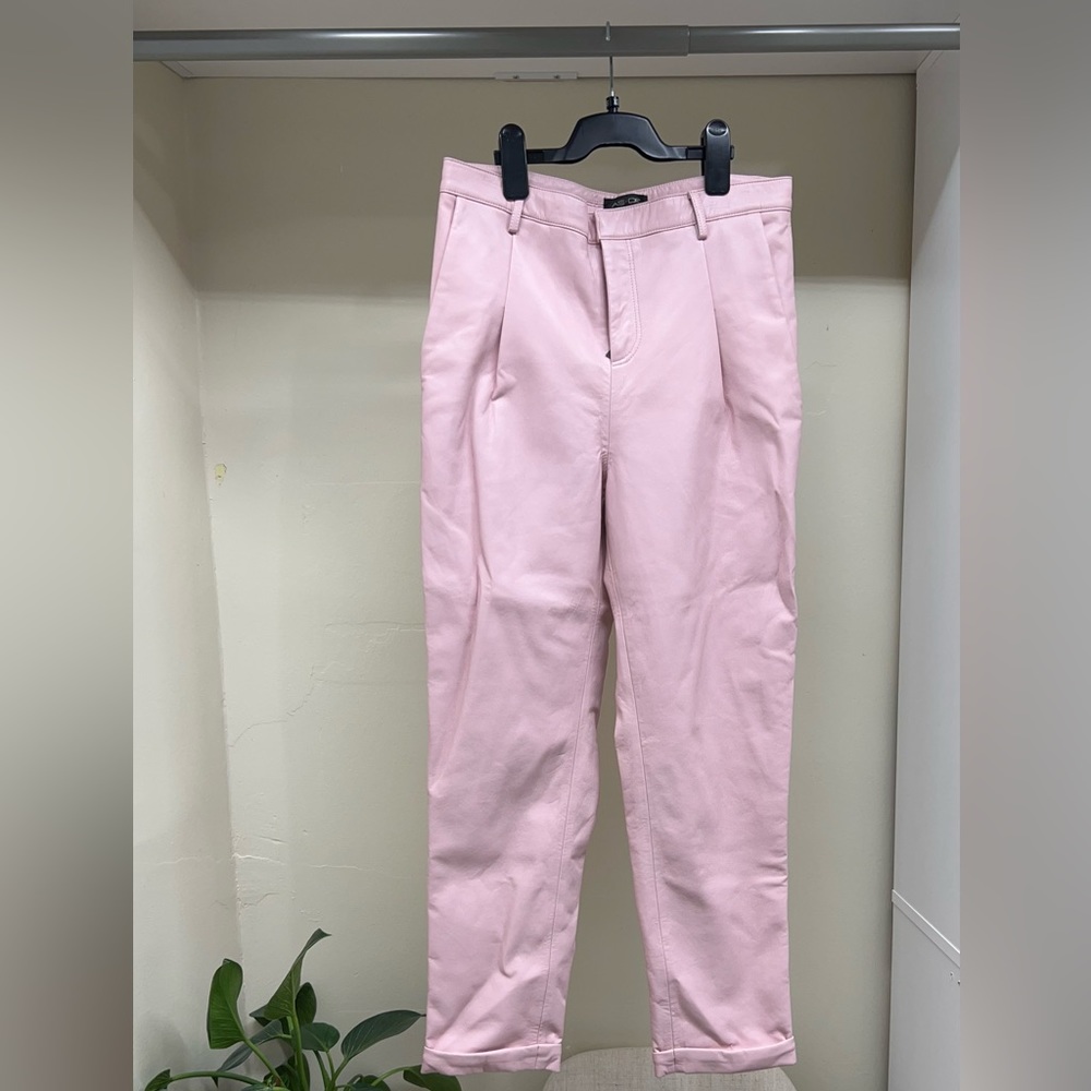 AS by DF 
RECYCLED LEATHER TROUSER - Picture 3 of 7